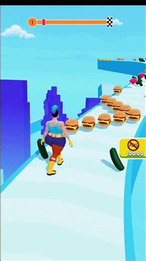 body race fat 2 fit Lvl. 1 complete #shots #games #cartoongame #gamingvideos