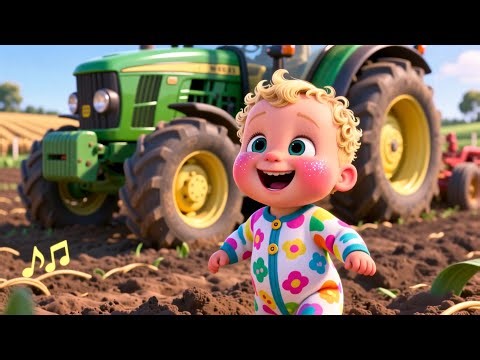 Tractor Ride at Farm With Baby 🚜👶 | Learn Numbers, Colors & Animals for Kids | Preschool Educational