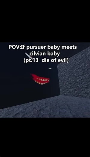 Baby Pursuer Meets Civilian Baby in Roblox Animation