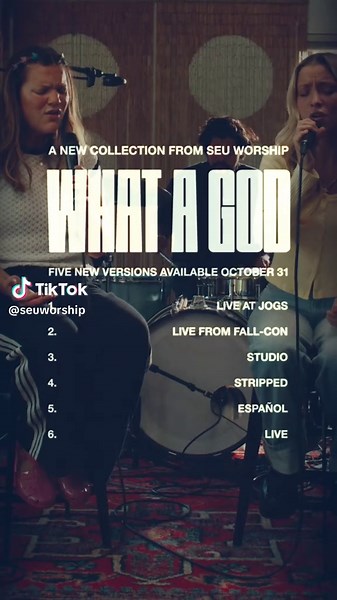 our new EP including 5 new versions of What A God will be available everywhere on october 31st 🤍 #whatagod #worshipmusic #worship #christianmusic