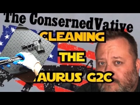 Cleaning the Taurus G2C. Easy step by step take down.