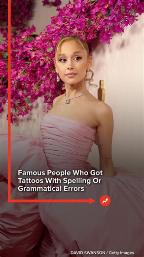 84K views · 200 reactions | No ragrets? Well, maybe a few! 﫢 Read more: https://www.buzzfeed.com/laurengarafano/celebs-with-embarrassing-tattoo-mistakes?utm_source=reels | BuzzFeed | Facebook