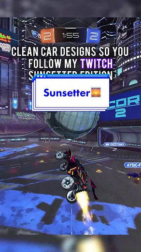 Sunsetter 🌅 Clean Car Designs for Rocket League