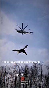 This Helicopter can Carry a PLANE....