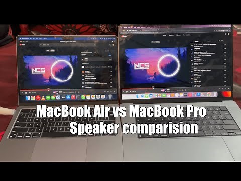 Macbook Air M2 14" vs Macbook Pro M1 Pro 16" Speakers Test || Hinged vs Side Speakers comparision