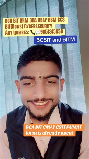 All about the BCSIT and BITM program of Pokhara and Tribhuvan University. For all your queries: 📞💬9851315659 #bcsit #cmat #bba #bitm #bhm