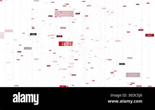 Big data digital code futuristic information technology animation. Random numbers rainbow screen, motion abstract finance, corporate, cyber futuristic binary matrix background. numbers flow 3D 4K Stock Video Footage - Alamy