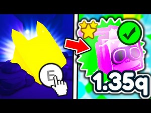 I GOT The 1st QUADRILLION STAT PET in Pet Simulator X..