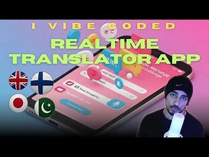 I Vibe Coded a Real-Time Voice Translator for 45+ Languages (You Can Use It For Free)