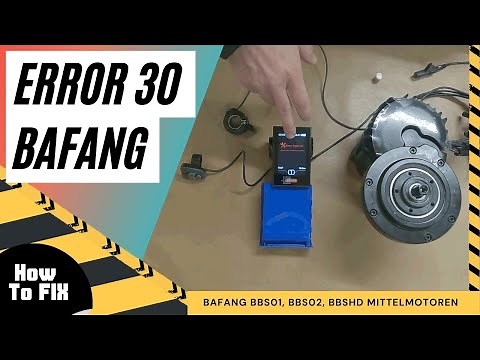 Bafang Fehler Error 30, Kommunikationsfehler