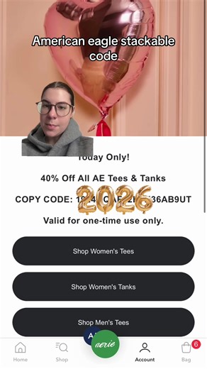 American eagle stackable code #foryoupage #fyp #sale #code #greenscreen