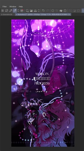 Before and after effects ✨💗 #speedpaint #digitalart #furry #furrycommunity #reel