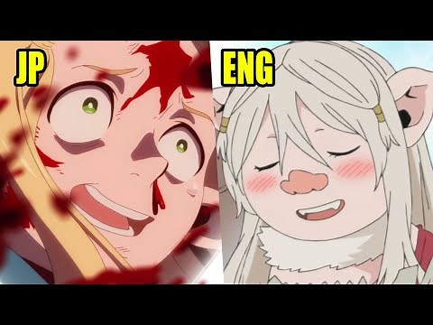 Delicious in Dungeon Episode 13 JP vs ENG DUB COMPARISON