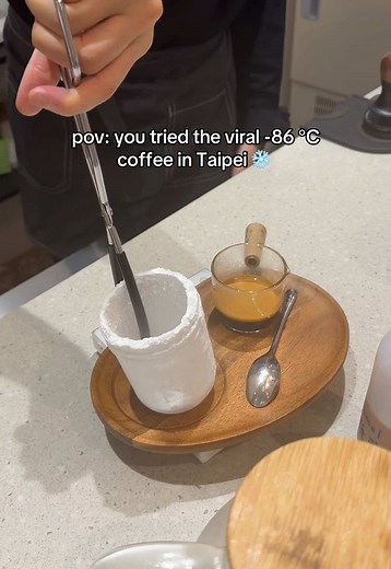 Viral -86°C Coffee in Taipei: A Taipei Taste Test ❄️