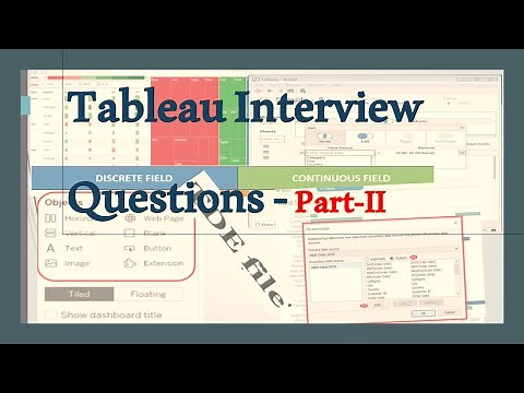 Tableau interview questions Part-II | Top 5 frequently asked interview questions in Tableau
