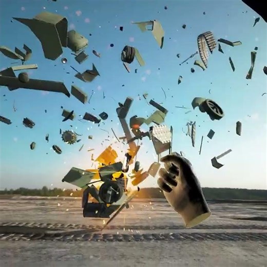 Dr Manhattan tank destroy in VR | Quest 3 | Unity| XR Hands interaction.