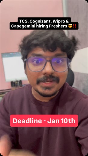 Goutham Sankeerth on Instagram: "Comment your fav emoji🔥🤯 You can also find the pdf in my bio Linktree or in my broadcast channel IT Companies Mass Hiring off-campus freshers for UG 3 Year Degree - BCA, BSc, BCom, BBA, BA Follow @gouthamsankeerth for more such valuable information related to career development & opportunities for BTech & Degree Students {placement, employment, layoff, unemployment, IT, news, engineering, technology, job, computer, Tech, Coding, data science, ai, machine learni