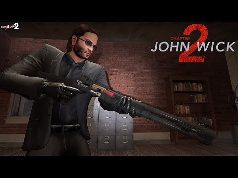 Left 4 Dead 2 TTI Benelli M4 Super 90 John Wick Chapter 2 Gun (Autoshotgun) - 8sianDude - Gameplay