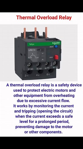 9.7K views · 110 reactions | Thermal Overload Relay Basic Definition  | Boparai- Electrical & Electronics Work | Facebook