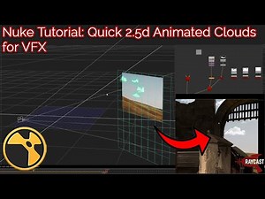 Nuke Tutorial: Quick 2.5d Animated Clouds for VFX