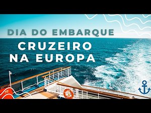 PRIMEIRO DIA NO CRUZEIRO - SAINDO DO PORTO DE BARCELONA - MSC