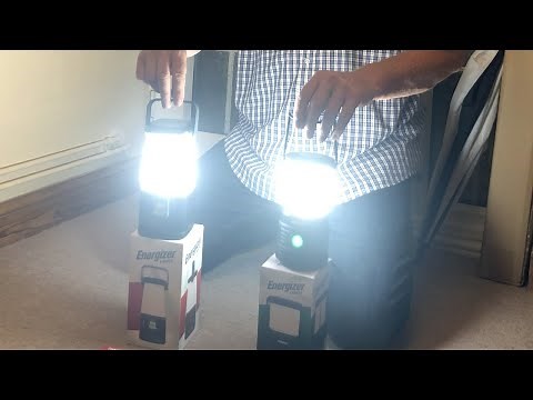 Energizer LP140220 and Rechargeable ALER28A LED Torch Lanterns - Review