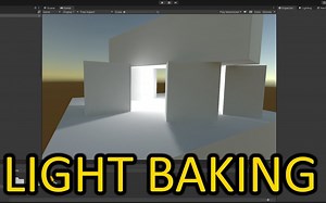 Unity 如何简单的烘焙灯光教程！