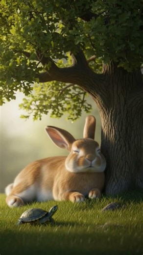 Rabbit vs Turtle Race 🐰🐢 | Slow But Smart Wins the Game!