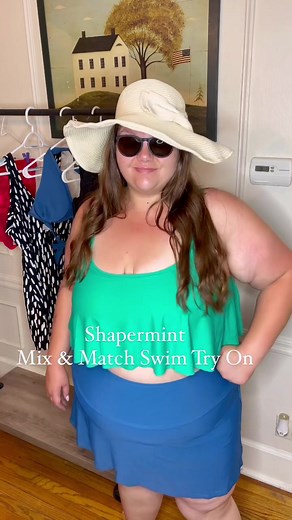 @shapermint swim try on! Mix & match all styles/colors! Ready to look & feel my best this summer in these shaping swimwear! Obsessed with the high coverage, they run from S to 4XL truly designed for every body & shape. Shop now while your favorite colors are still in-stock. Use my code: ROSINA to get a 20% OFF! . . #shapermint #shapermintpartner #wearconfidence #celebrateyourshape #swimwear #swimsuit #shapermint #shapewear #mixandmatch #fashionreels #plussizefashion #curvystyle #curvyfashion #cu