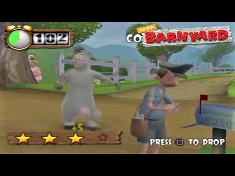 Won the Bet (Mission 10: Teasing a mailman) | Barnyard on PS2