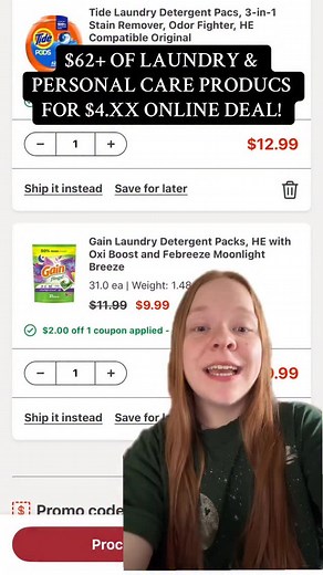 7.7K views · 126 reactions | $62+ WORTH OF LAUNDRY & PERSONAL CARE...