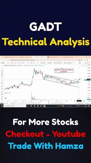 GADT Parallel Channel Breakout | PSX Technical Analysis | Pakistan Stock Market