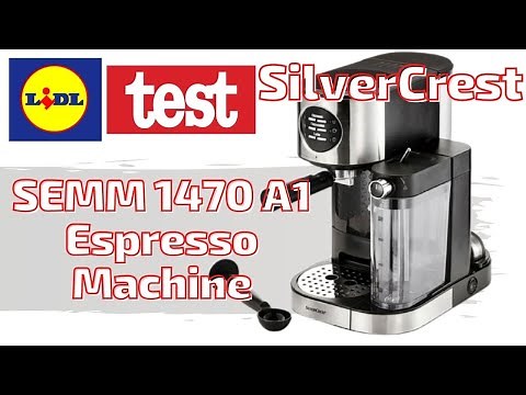 SilverCrest SEMM 1470 A1 Espresso Machine 2020 from LIDL