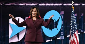 Full text of Kamala Harris’ acceptance speech: ‘We have a chance to change the course of history’