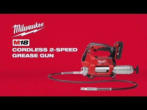 Milwaukee® M18™ Cordless 2-Speed Grease Gun Kit 2646-22CT