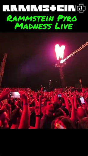 Rammstein Pyro Madness Live 🔥 Till’s Craziest Fire Weapon #Rammstein #TillLindemann