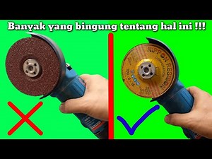 Cara Pasang Mata Gerinda Yang Benar
