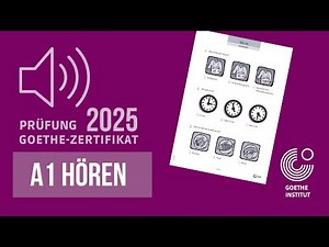 A1 German Exam 2025 – Listening with Solutions | Goethe Certificate | #03
