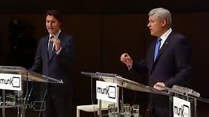 115 reactions · 78 shares | 'A Canadian is a Canadian is a Canadian.' Stephen Harper says he can't believe Justin Trudeau is against stripping terrorists of Canadian citizenship. Trudeau says it's a slippery slope. Read more: www.cbc.ca/1.3247665 | CBC Politics | Facebook