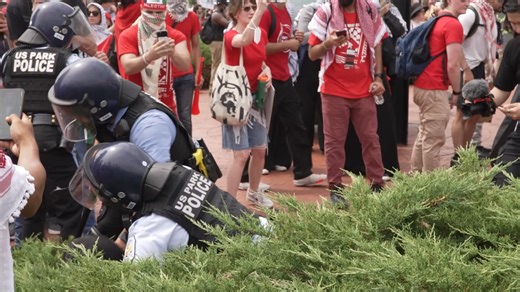21K views · 314 reactions | WASHINGTON, D.C. | U.S. Park Police Officer DRAGGED TO THE GROUND by Protestor at Pro-Palestine Rally in D.C. | The Daily Signal | Facebook