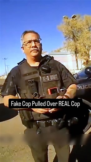 Fake Cop Pulled Over REAL Cop 😳 #bodycam #cops #police #lawenforcement #policeofficer | Police Bodycam Arrests HQ