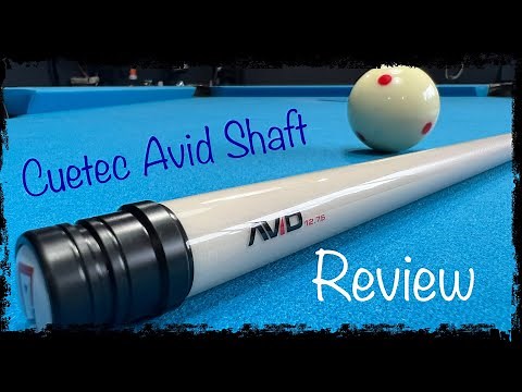 Cuetec AVID Shaft Review | Best Value | High Quality Low Deflection Shaft | Glass Bonded Maple