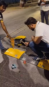 Safety first! Speed breakers work is going on in full swing across the ward 47 Let us know below if your area in ward 47 needs one. @tajindertiwana | Bharatiya Janata Party Ward No 47