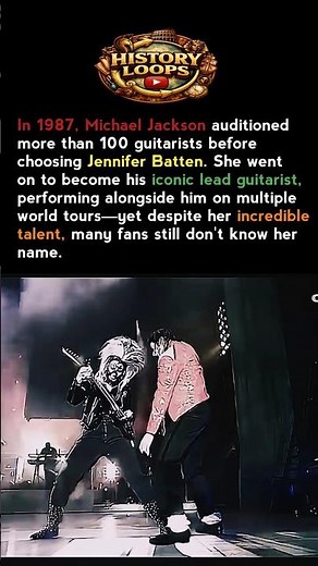 Michael Jackson Auditioned 100 Guitarists... Then He Chose Jennifer Batten
