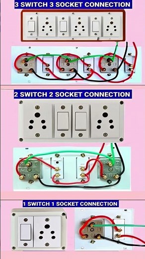 DIY Electrical Wiring: 1-to-1, 2-to-2, and 3-to-3 Combinations #ElectricalWiring#ElectricianLife