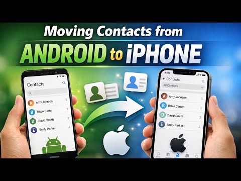 How to Move CONTACTS from Android to iPhone Made Easy