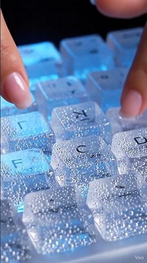 【ASMR】Fizzy Soda keyboard typing sounds | 泡立つソーダキーボードのタイピング音 #ai #shorts #asmr