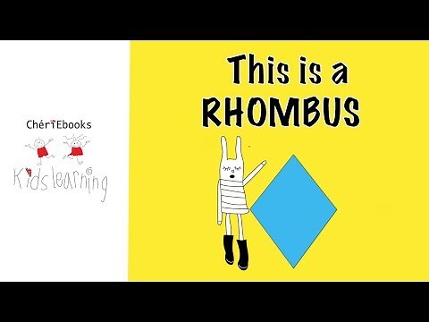 Learn 2D Shapes for Kids | RHOMBUS | Learn Shapes with Rosie Rabbit