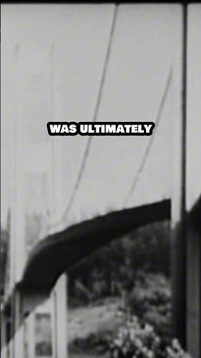 The Collapse of the Tacoma Narrows Bridge 1940 #history #truehistory