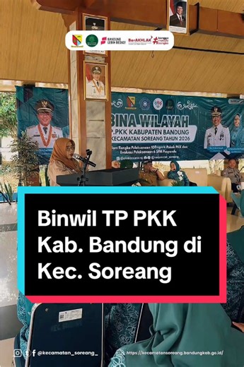 Binwil TP-PKK Kabupaten Bandung di Kecamatan Soreang